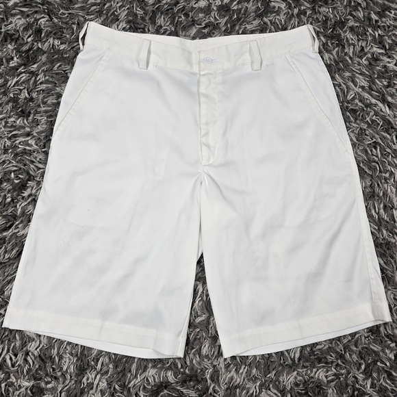 Nike Golf Other - Nike Golf Mens White Dri-FIT Flat Front Shorts Size 32 330239-100 Stretch